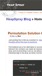Mobile Screenshot of heapspray.net